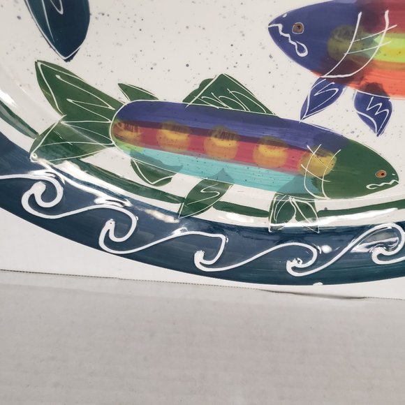 SALMON 2001 Julie Ueland for Harry & David Platter - Picture 12 of 15